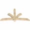 Ekena Millwork Davenport Rough Sawn Timber Gable Bracket, Douglas Fir, 84"W x 49"H x 4"D x 6"F, 14/12 Pitch GBW084X49X0406DAV00RDF - alternate 2